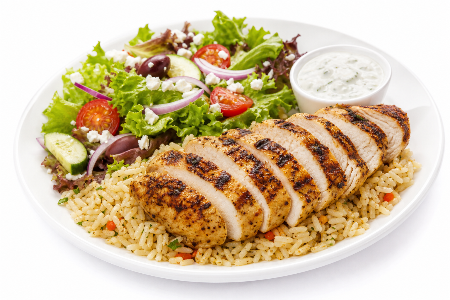 Olive’s chicken dinner
