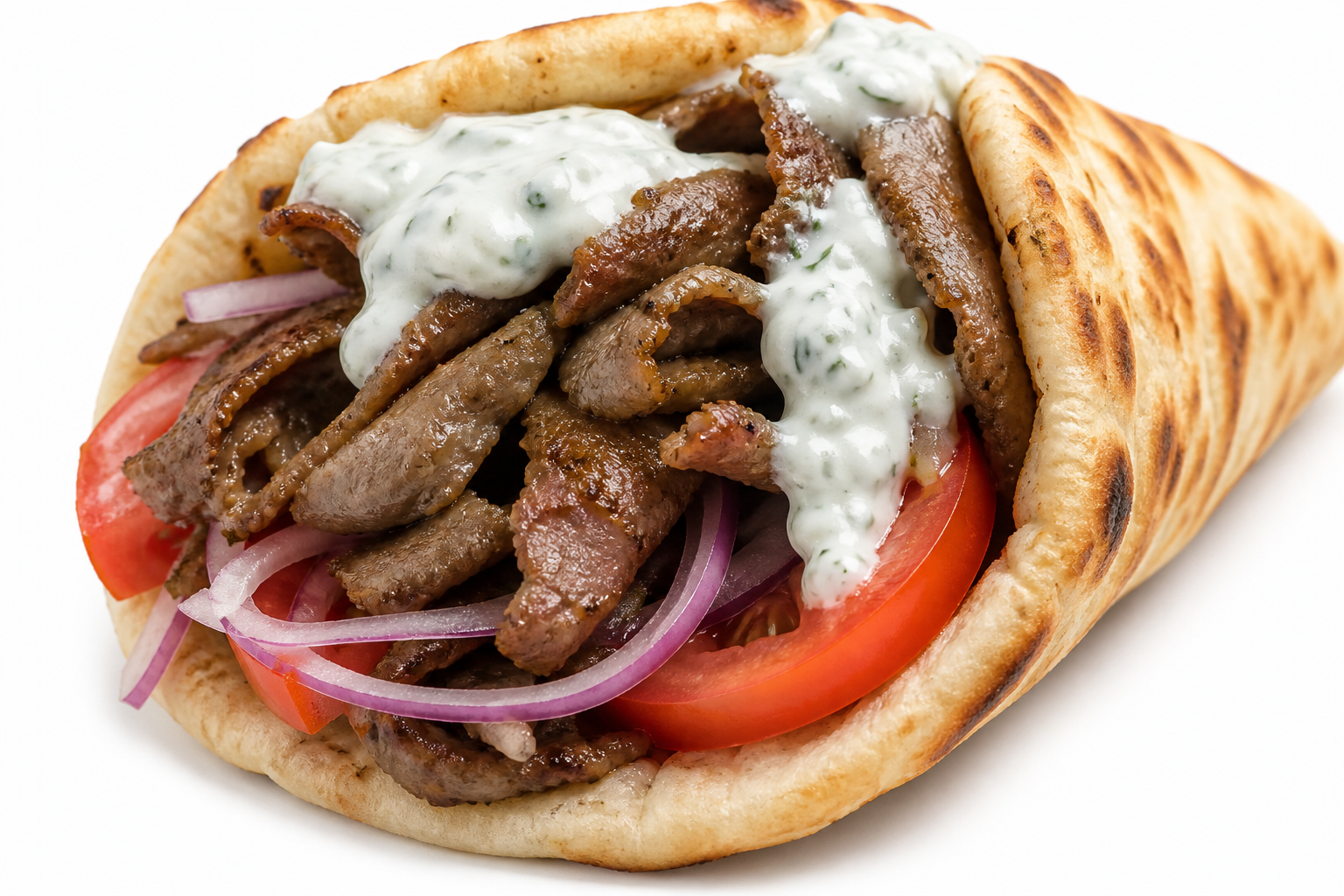 Gyros pita wrap